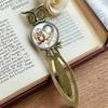 Gothic-Style Owl Bookmark with A Watercolor Owl Pattern - Metallic Texture Book Page Holder, Reading Bookmark Gift, Suitable for Books, Bookshelves