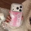 Gilt 17 Mobile Phone Case Iphone17promax Apple 16 Suitable for 14 Pink Bow Pony High-quality Mobile Phone Case