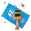 KENDAMA USA Kaizen Kendama Jet Shape Triple Split Improved Kendama Triple Split JET Shape (Black Yellow)
