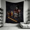 Jack Daniel'S Timeless Classic Tapestry Wallmounted Background Cloth Background Wall Hanging Cloth Wall Decoration Atmospheric Background Cloth