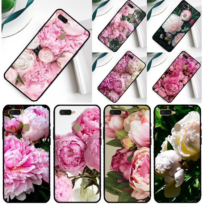 Peonies Beautiful Flower Phone Case For Oppo A18 A38 A58 A78 A98 A40 A60 A80 A91 A15 A17 A74 A94 A54 A57S A16 A76 A96