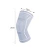 Breathable Compression Knee Brace With Adjustable Non Slip Straps For Joint Pain Relief Warmth Exercise Support