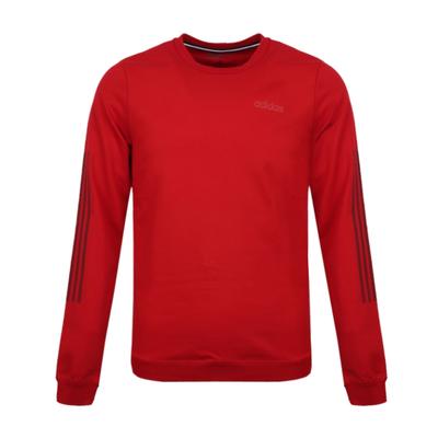 Neo M Ce 3S Swt Round Neck Pullover Striped Sweatshirt Men Sweatshirt Red DM4258