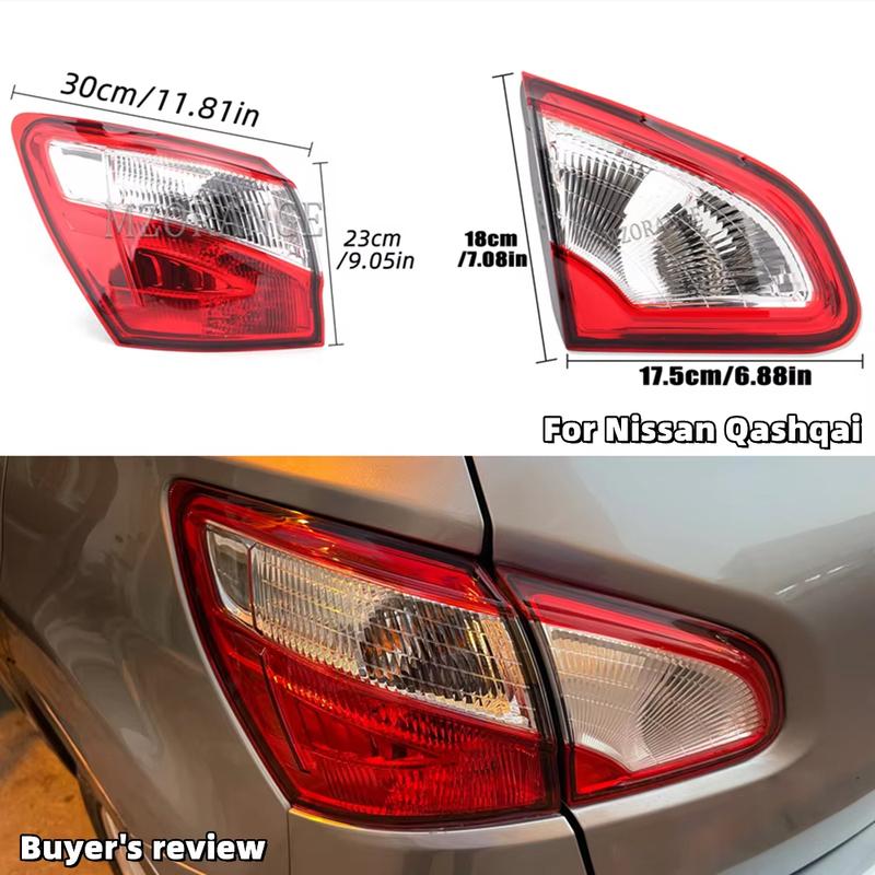 Auto Äußere Hinten Schwanz Licht Für Nissan Qashqai 2008-2015 EU Version Bremse Nebel Lampe Zubehör Auto Warnung Lauflicht