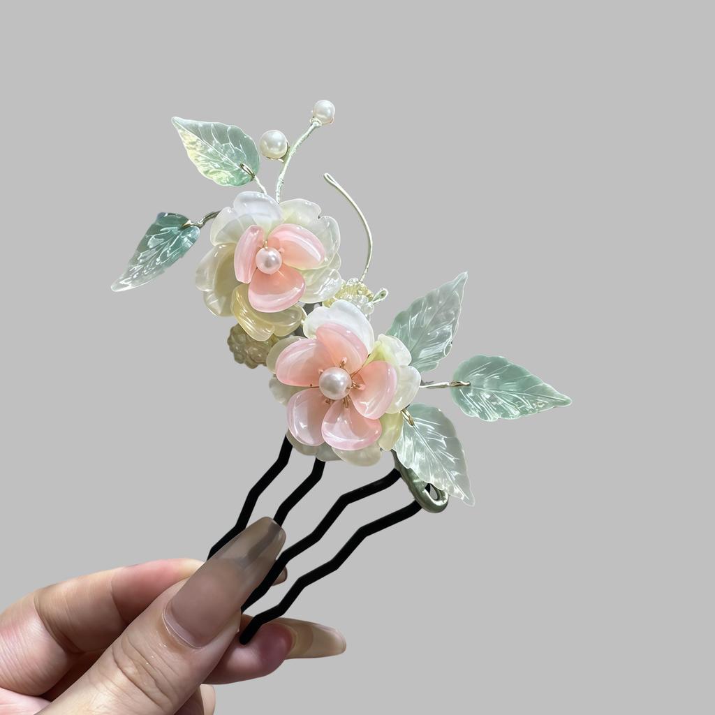 Luksusowa spinka do włosów z frędzlami w chińskim stylu do stylizacji wieczorowej