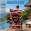 Cleveland Football Beach Towel, Microfiber Beach Towel, Perfect For Pool, Beach, Travel, Home Decor Beach Party Fan Gifts