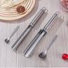 2pcs/set  Make Perfectly-Shaped Meatballs Easily With This 2pcs/Set 304 Stainless Steel Manual Meatball Maker!