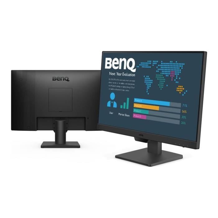 - benq - benq bl2490 - écran led - 23.8" - 1920 x 1080 full hd (1080p) 100 hz - ips - 250 cd/m² - 1300:1 - 5 ms - 2xhdmi, displa