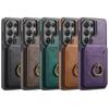 2-in-1 Removable PU Leather Wallet Case Card Slot Holder Phone Back Cover For Samsung Galaxy S26 Ultra S25 S24 Plus Protector Skins Shell