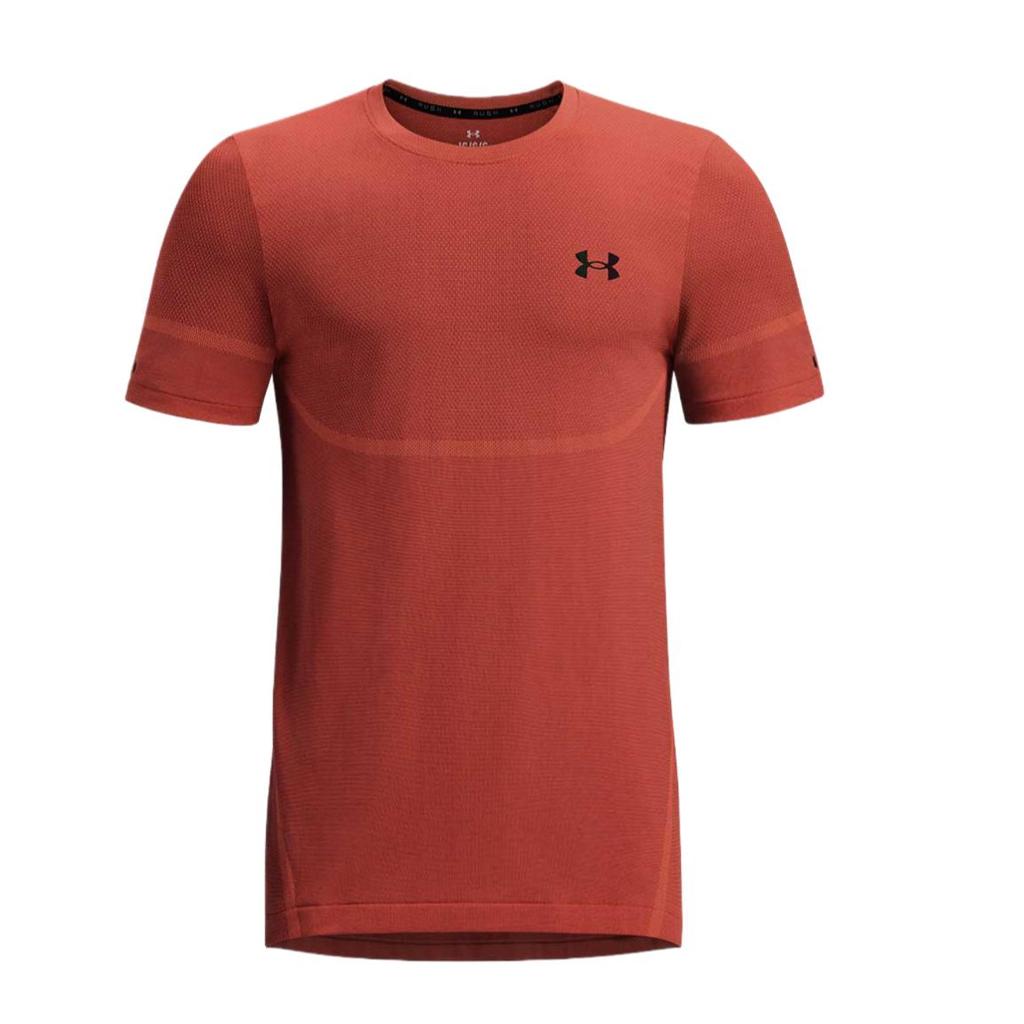 Under Armour Vanish Elite Seamless Comfortable Skin-Friendly Versatile Breathable Short Sleeve T-Shirt Men Tops Flame 1376781-847