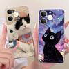 Für Realme Note 70 70T Handyhülle Niedliche Katzen-Cartoons Muster TPU Hülle Für Realme Note70T Narzo 80 Lite Weiches Silikon Funda