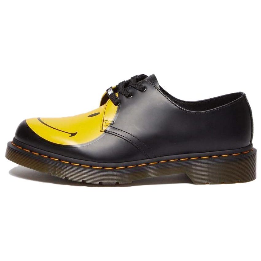 

Доктор. Martens 1461 Кожаные туфли с круглым носком на шнуровке Повседневная обувь Женская обувь Черный Желтый 31390005 38