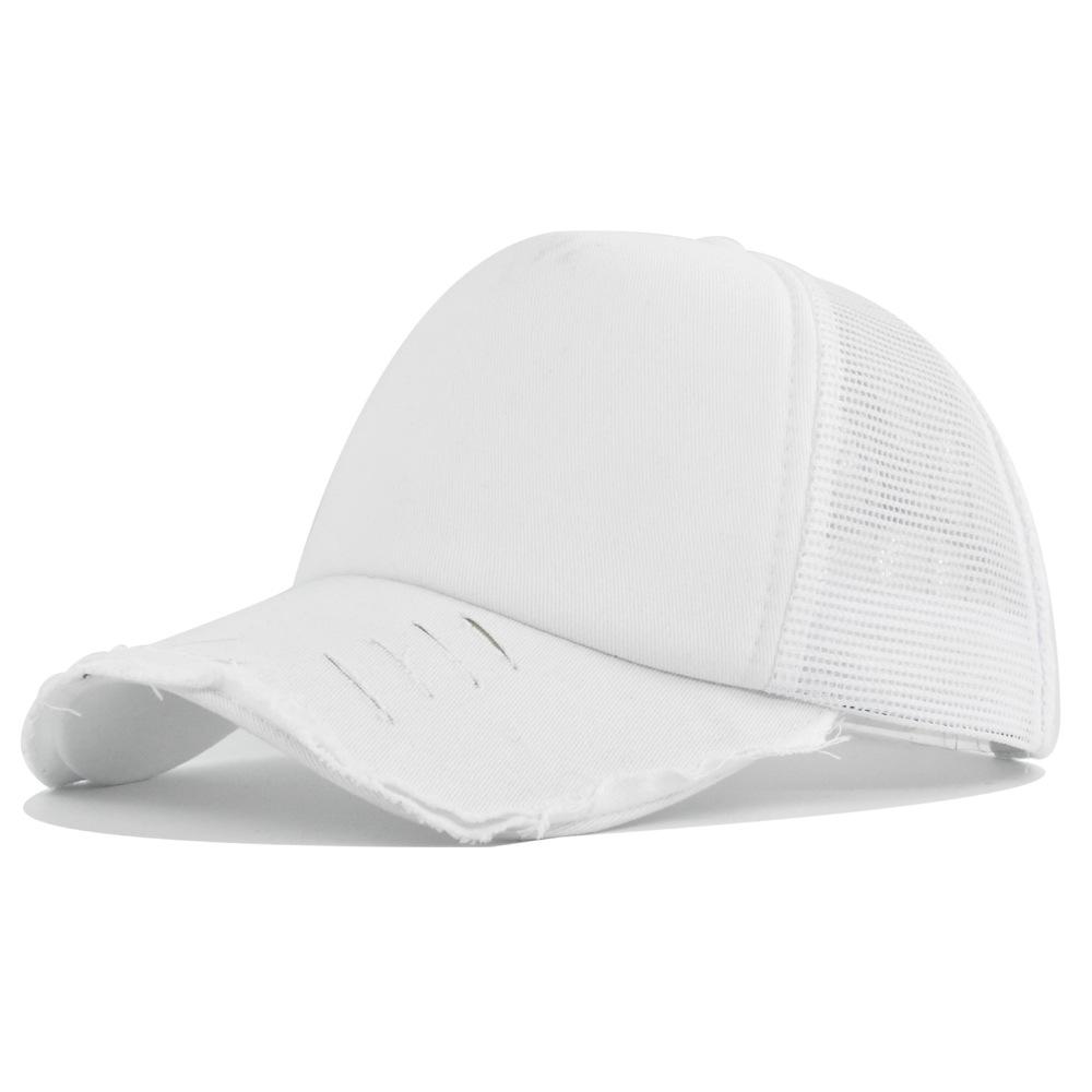 Custom Unisex Washed Retro Cotton Outdoor Sport Printing Logo Trucker Hats Distressed Vintage 6 Panel Blank Plain Baseball Caps