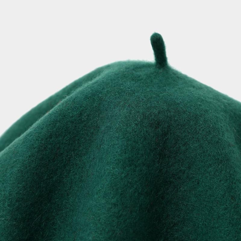 Women S Christmas Style Beret Bow Decorated Winter Autumn Warm Hat