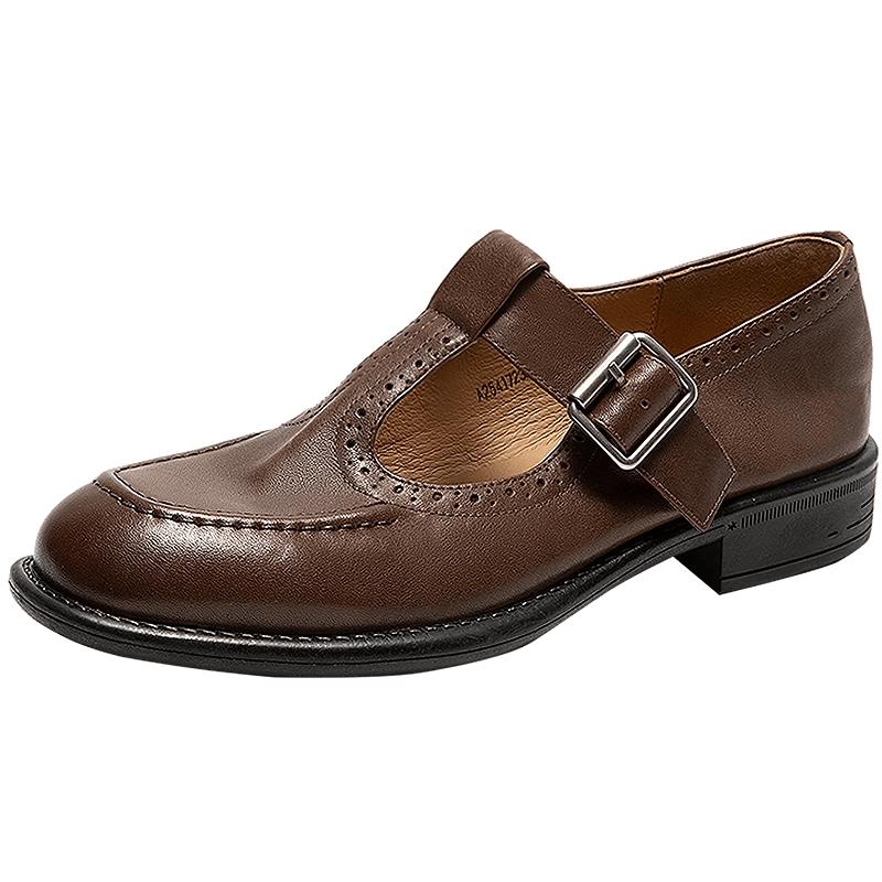 C.BANNER Women s JK Style Leather Loafers 37