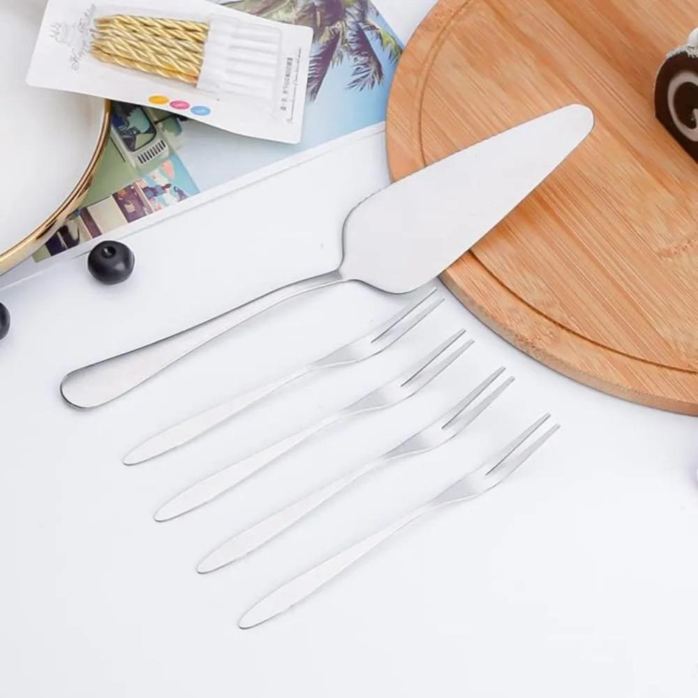 Cake Cutting Knife Set for Thickened Stainless Knife and Server Set Cutter Pie Spatula for Birthday Anniversary Christmas Gift