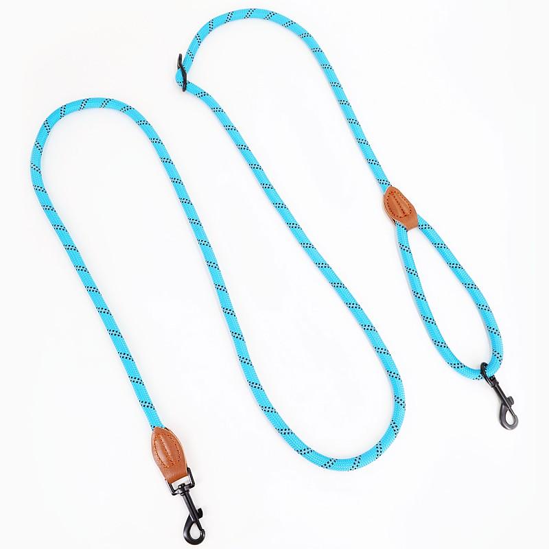 Dog Leash Hands Free Leashes for Dog Walking Adjustable Dogs Leash Reflective Dogs Chain Multi-functional Traction Rope 230cm
