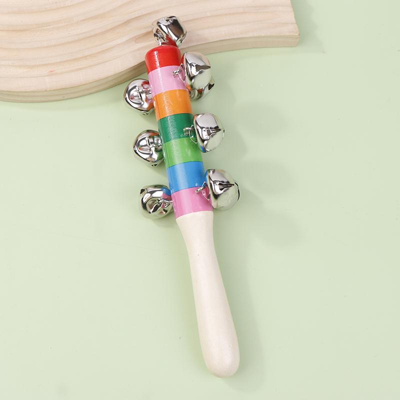 1Pc Cross Rainbow Hand Ring Colorful Ring Colorful Cross Ring Baby And Child Bell Puzzle And Early Education Toys
