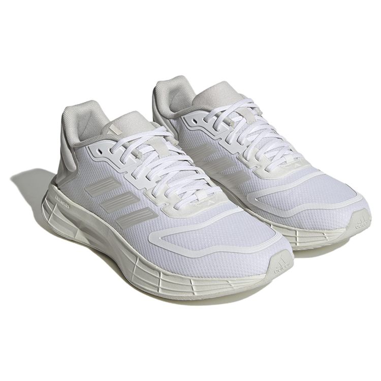Adidas Duramo 10 White Zero Metallic Grey Women Sneakers Cloud-White Grey-One HP2388