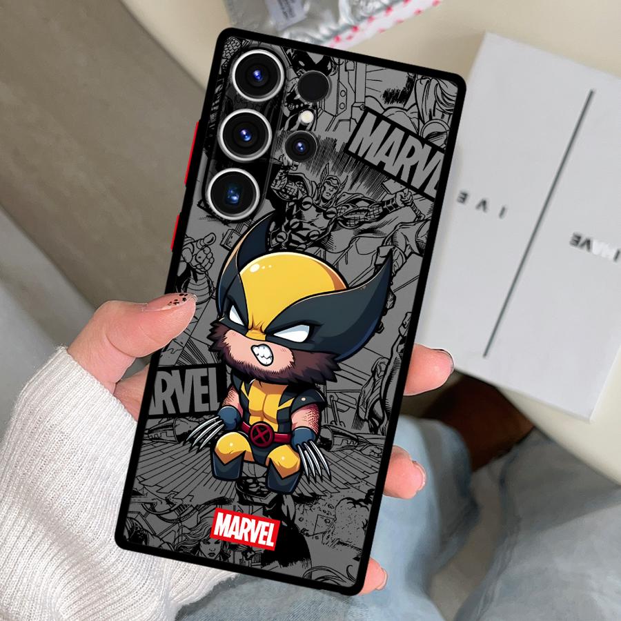 Marvel Deadpool Wolverine Love Case for Samsung Galaxy S26 S21 S20 S23 FE S25 Ultra Note 20 10+ S22 S24 Plus Funda Phone Cover