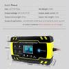 Upgrade 12V8A/24V4A Pulse Repairing Charger with LCD Display Motorcycle & Car Battery Charger AGM GEL WET Lead Acid Battery Charger 100-240V