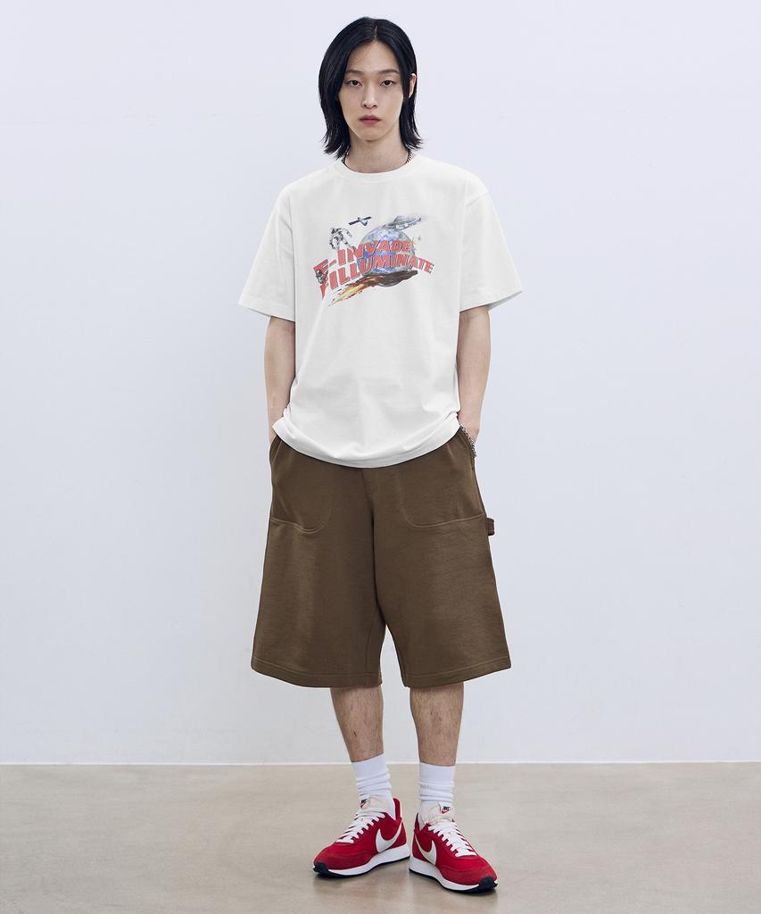 FILLUMINATE Space Graphic T-Shirt - White