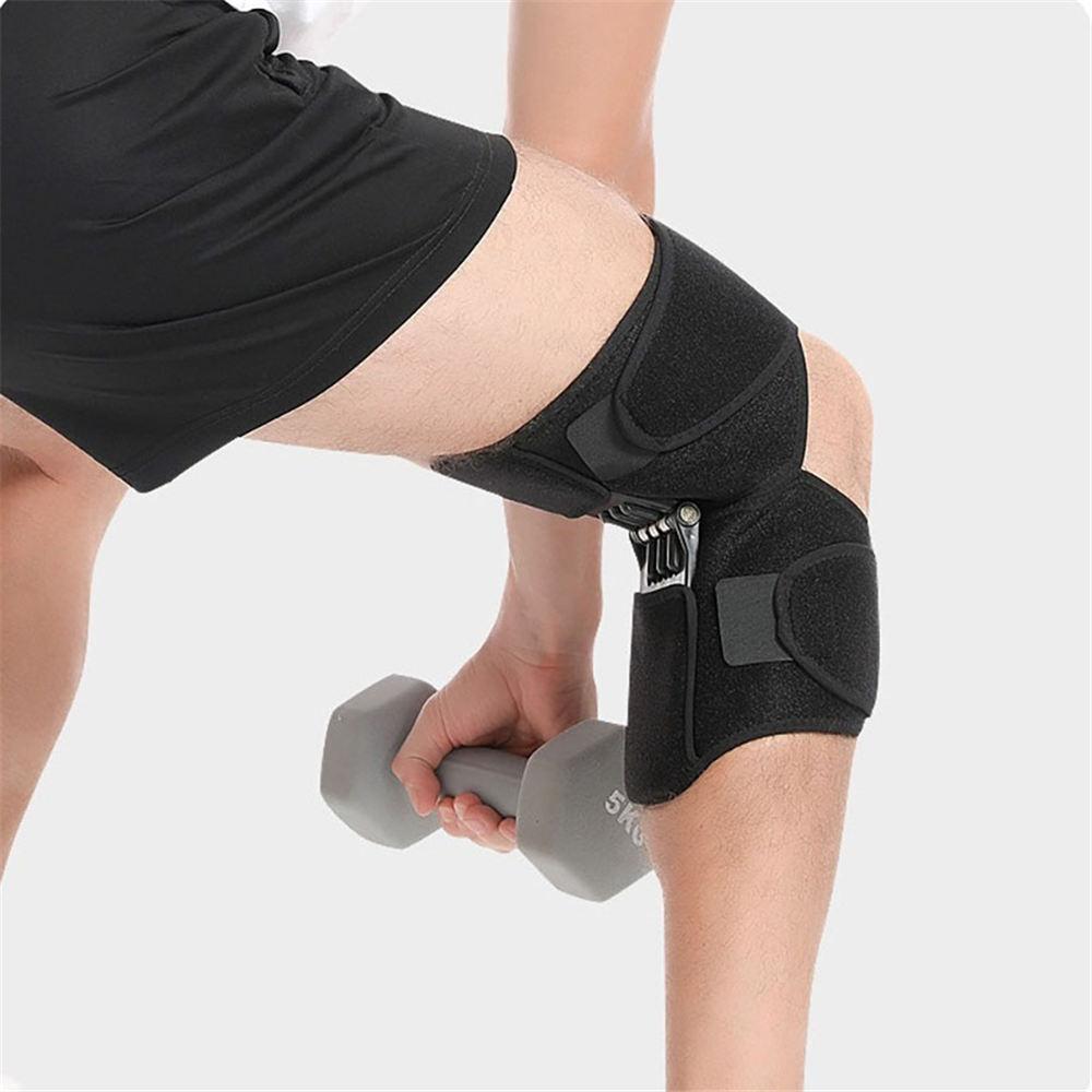 1Pcs Knee Support Medical Power Lift Knee Weakly Brace Joint Support Spring Stabilizer Gym Sports Heath Care Leg Stretcher