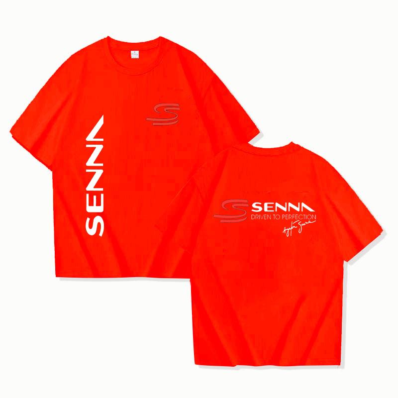 2025 Fashion Men T Shirt Casual Ayrton Senna Brazilian Formula 1 Legend T-shirt Graphic Oversized Breathable Streetwear XXS-4XL