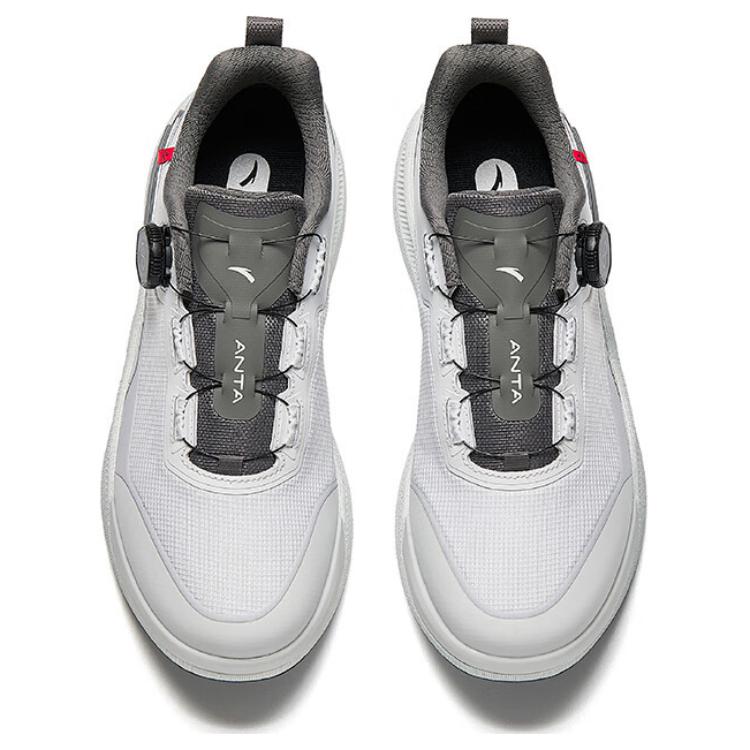 New Anta Ten Thousand Miles Slip Resistant And Abrasion Resistant Coverage Low Top Training Shoes Men's Sand Grain Gray 112517771-2