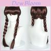 Wednesday Agnes Demille Cosplay Wig With Double Braid Hightemperature Silk For Cos Anime Fans