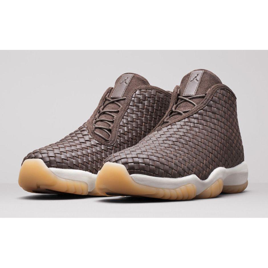 Air Jordan Future Premium 'Dark Chocolate' (Unisex) Dark Chocolate / Sail-Gum Yellow Vintage Basketball Shoes 652141 219
