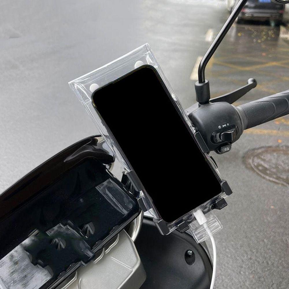 10 STUKS PVC Transparante Telefoonhoes Hoge Gevoeligheid Transparante Mobiele Telefoon Cover Tas Aanraakbaar Waterdicht