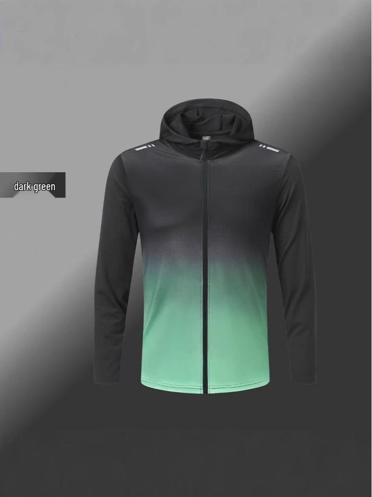 Men's Quick-Dry Hooded Windbreaker: Autumn/Winter Sports Jacket for Running & Training