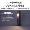 Takasho ExLights Solar Pole Light CUBE Dark Security Sensor Light for Outdoor Approach ABS Polycarbonate Gray, Use, Bright, Long-Lasting Lighting,