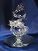 Handmade Glass Craft Feng Shui Good Luck Luck Dragon