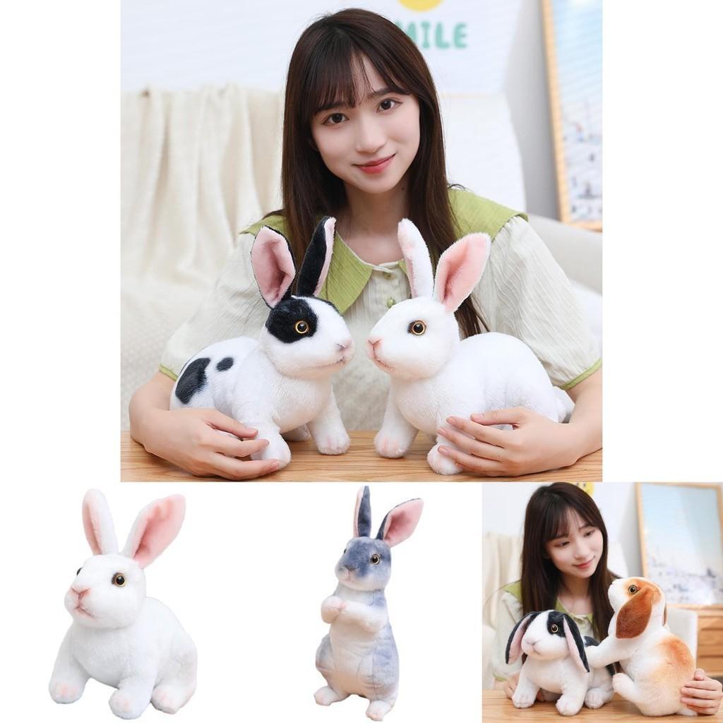 Cute Rabbit Plush Toy Decoration Props Standing Pose Wholesale