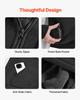 Heated Jacket Hoodie for Men Women, Heated Sweatshirt Unisex Full-Zip with 7.4V 16000mAh Power Bank Pack, 5 Heating Zones, 3 Temp Levels, 4-8H Warmth,