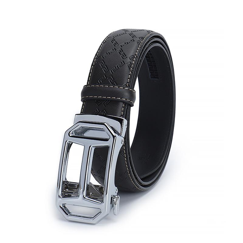 

Четыре сезона в наличии новый ремень из натуральной кожи мужской деловой повседневный принт устойчивый к царапинам и износостойкий ремень 130cm