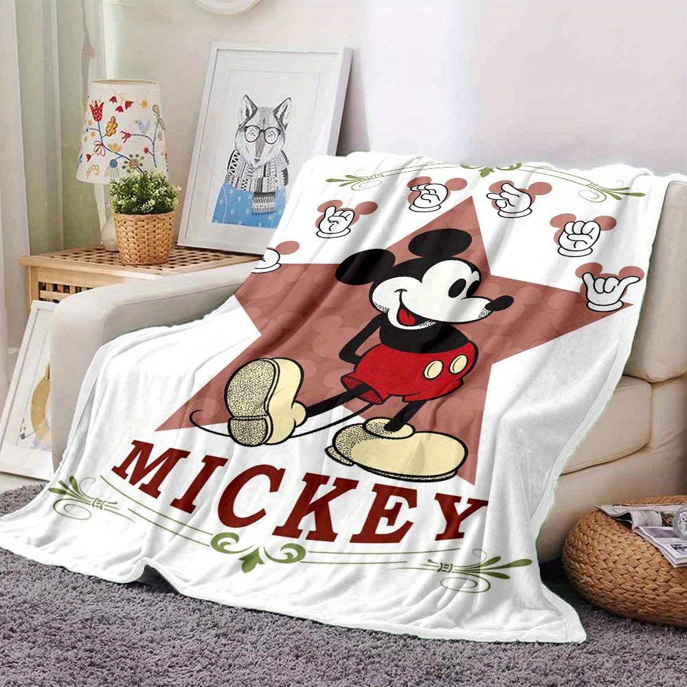 

1pc Mickey Mouse Star Shaped Soft Throw Blanket Home Decorative Gift for and Adultsz005 130cmx150cm