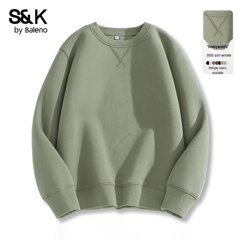 Baleno Men's Crewneck Sweatshirt with Triangular Detail
