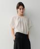 Ia Greta Shirring Blouse (Ivory)