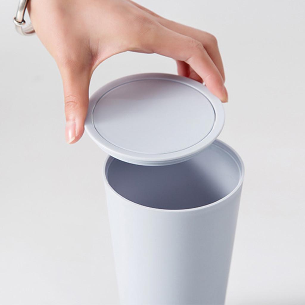 Trumpet Desktops Mini Creative Covered Kitchen Living Room Trash Can