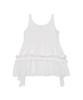 Ohesio Sheer Frill Layered Dress, White