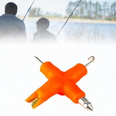 Ferramenta de Nó Multifuncional para Fazer Nós de Pesca e Montagens, Descascador de Linha