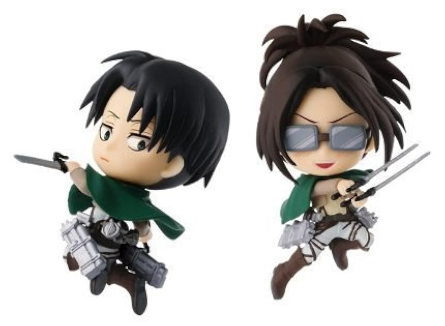 

Ичибан Кудзи Атака Титанов ~ Лети! Разведкорпус!!~ C Prize Hanji & Levi Chibikyun Набор персонажей