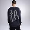 New MLB Sweatshirt Unisex Charcoal Gray 3AMTB0434-50CGS
