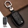 Genuine Leather Car Key Cover for Volkswagen: Fits T-Roc, Teramont, Tiguan, CC, Bora, Golf 7, Golf 6, Lamando.