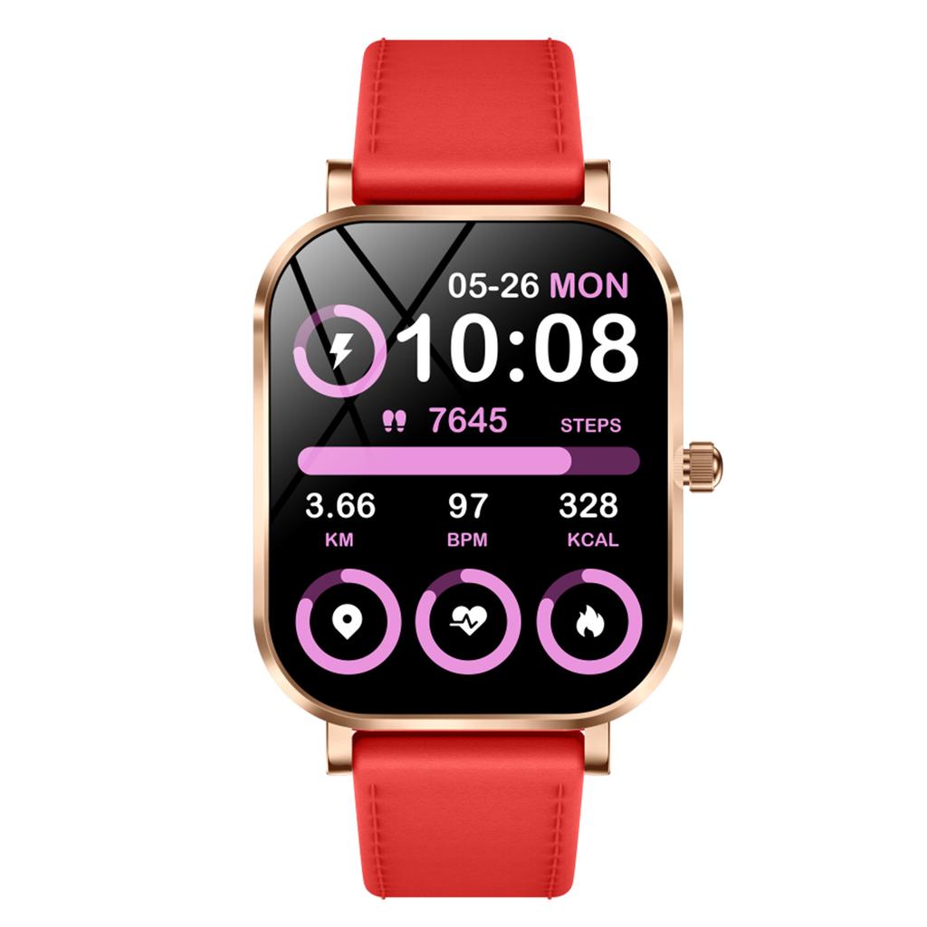 Women s Smart Sports Watch with Metal Body 1.75  Display Support   Calls Health Monitoring