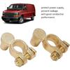 1 Pair SAE To JIS Car Battery Terminal Connector,Car Battery Terminal Clamps,Positive Negative Top Post Quick Release Disconnect Car Battery Cable