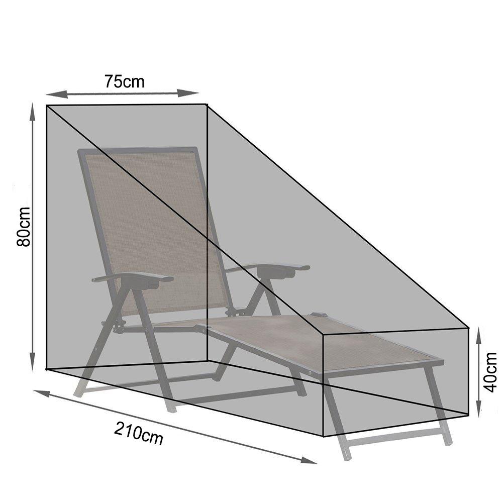 Copertura antipolvere per lettino da spiaggia da esterno in Oxford 210D, best seller europeo